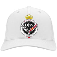 DFW Queen Corvette Flex Fit Twill Baseball Cap with Embroidered Logo