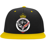 DFW Kings Flat Bill High-Profile Snapback Hat w Embroidered Logo