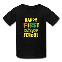 Happy First Day of School Kids' T-Shirt - black