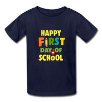 Happy First Day of School Kids' T-Shirt - navy