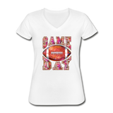 Game Day Football T-shirt, Sports Fan - white