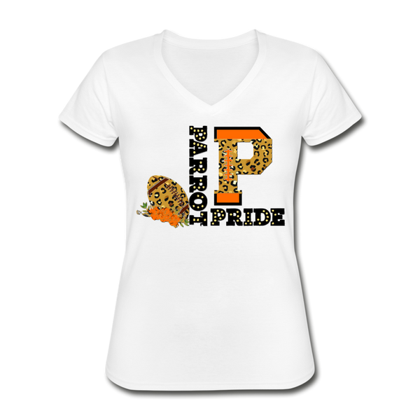 Parrot Pride Women's V-Neck T-Shirt - white