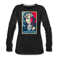 Justice for Breonna Taylor, Long Sleeve Shirt - black