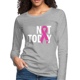 Cancer Fighting Shirt, Not Today Shirt - heather gray