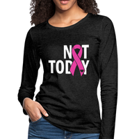 Cancer Fighting Shirt, Not Today Shirt - charcoal gray