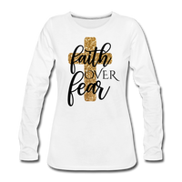 Faith Over Fear, Christian Long Sleeve Shirt