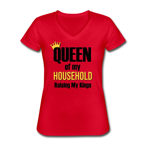 Queen of My Household Raising My Kings - red