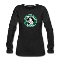 Grinchmas Blend Christmas Coffee Shirt, Long Sleeve T-Shirt - black