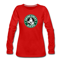 Grinchmas Blend Christmas Coffee Shirt, Long Sleeve T-Shirt - red