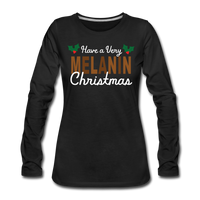 Have a Very Melanin Christmas Shirt - black
