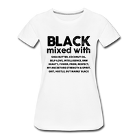 Black Girl Magic Shirt, Black Excellence FBI V-Neck T-Shirt - white
