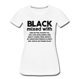 Black Girl Magic Shirt, Black Excellence FBI V-Neck T-Shirt - white