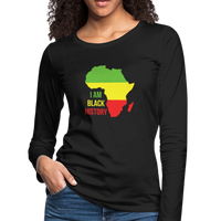 I Am Black History Womans Shirt - black