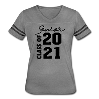 Senior 2021 Women’s Vintage Sport T-Shirt - heather gray/charcoal