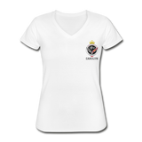 CAROLYN Women's V-Neck T-Shirt - white