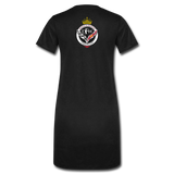 DFW Queens Women's T-Shirt Dress - black