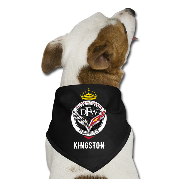 Dog Bandana KINGSTON - black