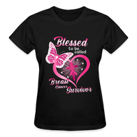 Blessed Breast Cancer Survivor Shirt - black
