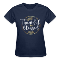 Thankful and Blessed Shirt - navy