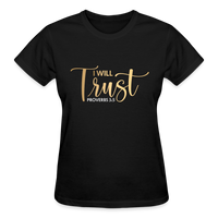 I Will Trust, Proverbs 3:5 Shirt - black