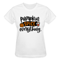 Pumpkin Spice Everything Fall Shirt - white