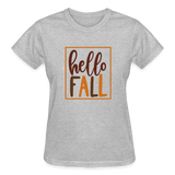 Hello Fall Shirt - heather gray